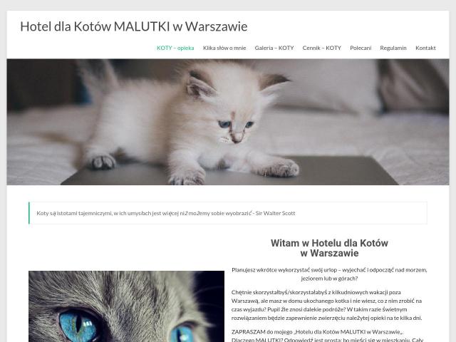 Hotel dla Kotów MALUTKI