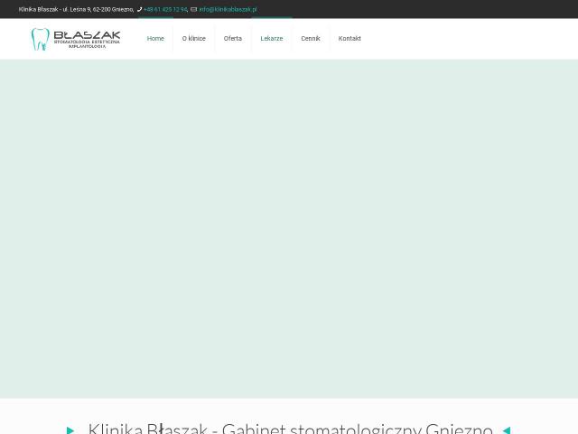 Gabinet Stomatologiczny - Klinika Blaszak