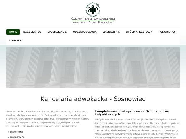 Kancelaria Adwokacka Adam Bakłażec