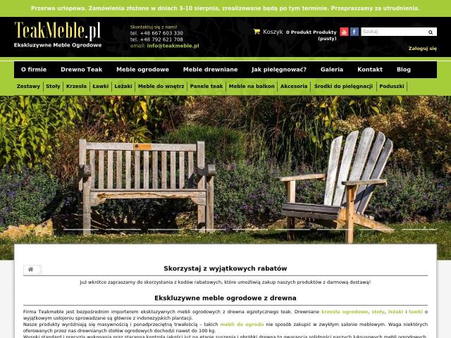 MOTYKA MICHAŁ TEAKMEBLE