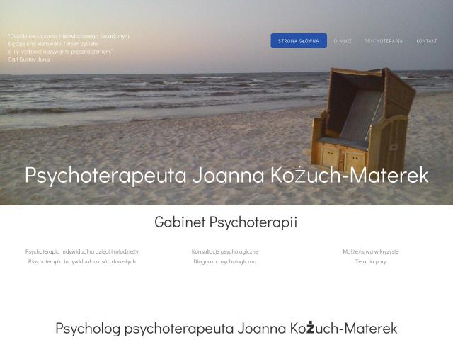 Psychoterapeuta Joanna Kożuch-Materek