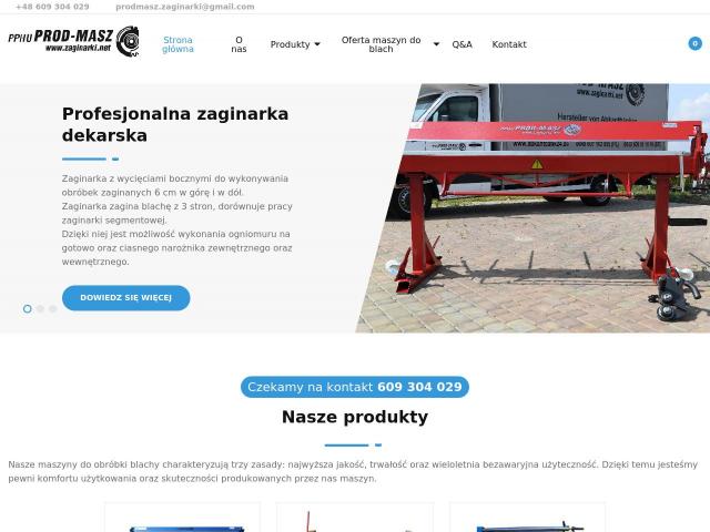 PROD-MASZ Sklep Zaginarki
