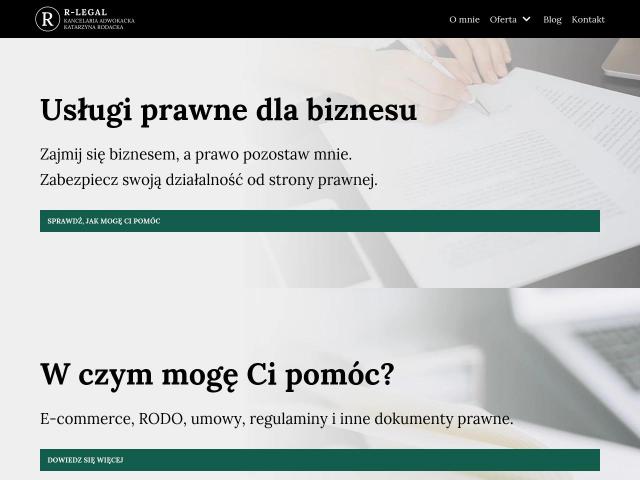 R-legal Kancelaria Adwokacka Katarzyna Rodacka